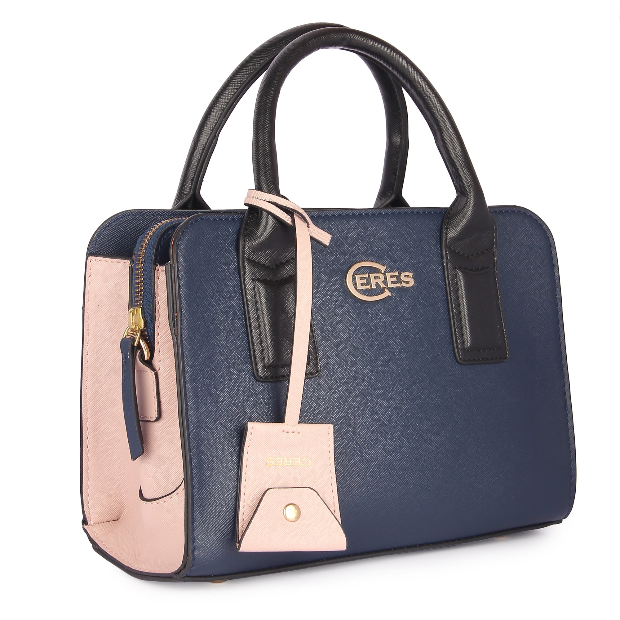 Isana Handbag-Blue&Pink - Main Image
