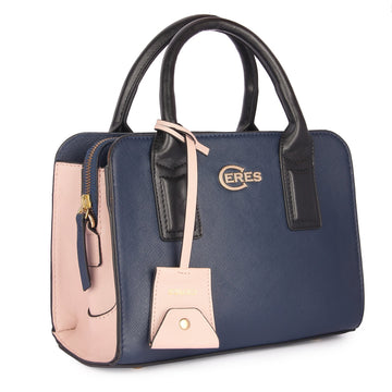 Isana Handbag-Blue&Pink