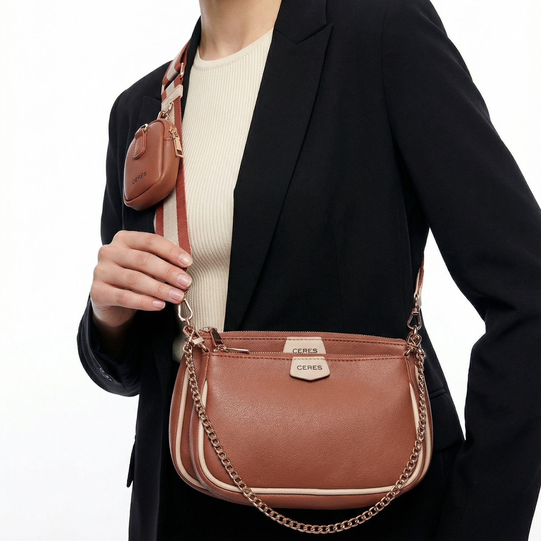 Kylie Double Crossbody Bag