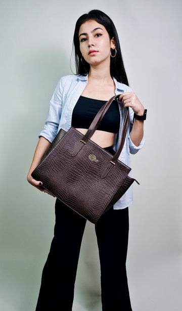 Dream Tote- Brown